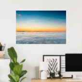 雲の上の魔法の日の出 ポスター (ホームオフィス)