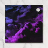 雲の上の9 黒い天の川 結婚前お披露目パーティー フェイバータグ (裏面)