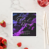 雲の上の9 黒い天の川 結婚前お茶会 スタンダードカクテルナプキン (インサイチュ)