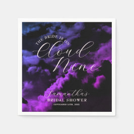 雲の上の9 黒い天の川 結婚前お茶会 スタンダードカクテルナプキン