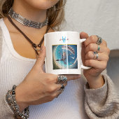 雲の上をスカイダイビング コーヒーマグカップ