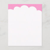 雲の上 – ピンク チラシ (正面)