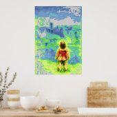 雲の上 – ファンタジープリント ポスター (キッチン)