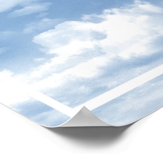 雲の上 ポスター (角)