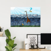 雲の上 ポスター (ホームオフィス)