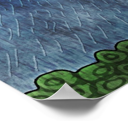 雲の上 ポスター (角)