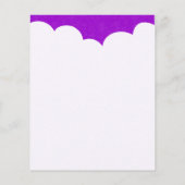 雲の上 – 紫 チラシ (裏面)