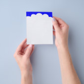 雲の上 – Blue II チラシ (手)