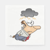 雲の下にいる人 スタンダードランチョンナプキン (正面)