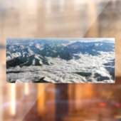 雲の下のヒマラヤ山脈 – チベット ウィンドウサイン (シート2)