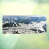 雲の下のヒマラヤ山脈 – チベット ウィンドウサイン (シート3)