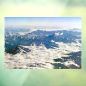 雲の下のヒマラヤ山脈 - チベット ウィンドウサイン (シート3)