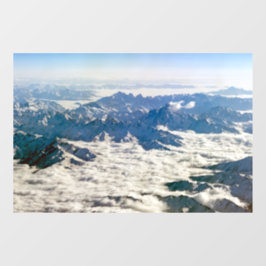 雲の下のヒマラヤ山脈 - チベット ウィンドウサイン