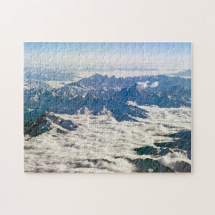 雲の下のヒマラヤ山脈 – チベット ジグソーパズル