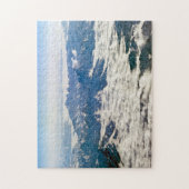 雲の下のヒマラヤ山脈 – チベット ジグソーパズル (縦)