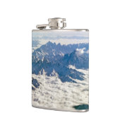 雲の下のヒマラヤ山脈 - チベット フラスク (左)