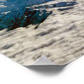 雲の下のヒマラヤ山脈 – チベット ポスター (角)