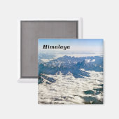 雲の下のヒマラヤ山脈 - チベット マグネット (正面/裏面)