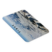 雲の下のヒマラヤ山脈 - チベット マグネット (右側)