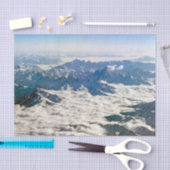 雲の下のヒマラヤ山脈 – チベット 薄葉紙 (クラフト)