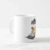 雲の下の男 コーヒーマグカップ (正面左)