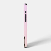 雲の下の白いコンクリートの建物 iPhoneケース (左側面)