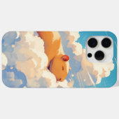 雲の中で夢見るカピバラ Case-Mate iPhoneケース (裏面 (横))