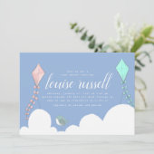 雲の中で赤ん坊のシャワーが浴びる 招待状 (スタンド正面)