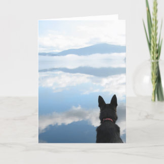 雲の中に入空白のる カード