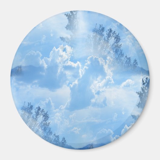 雲の中に浮かぶ… マグネット (正面)