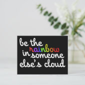 雲の中に虹を見せる ポストカード (スタンド正面)