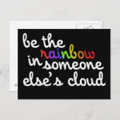 雲の中に虹を見せる ポストカード (正面/裏面)