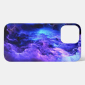 雲の中に青と紫 iPhoneケース (裏面横)