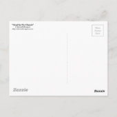 雲の中に頭を出す ポストカード (裏面)