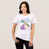 雲の中のかもめ トライブレンドTシャツ (正面全面)
