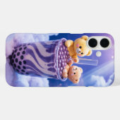 雲の中のかわいいボバベアのスマホケース Case-Mate iPhoneケース (裏面 (横))