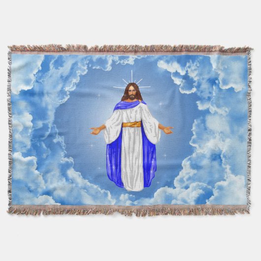 雲の中のイエス スローブランケット (正面)