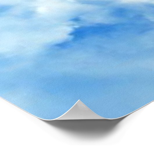 雲の中のイエス ポスター (角)