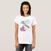 雲の中のカモメ Tシャツ (正面フル)