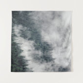 雲の中のカルパシアの山、雲の霧 タペストリー (正面(横))