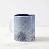 雲の中のコーヒー ツートーンマグカップ (正面左)