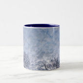 雲の中のコーヒー ツートーンマグカップ (中央)