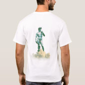 雲の中のダビデ像 Tシャツ (裏面)