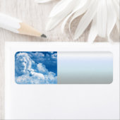 雲の中のライオンとラム ラベル (インサイチュ)