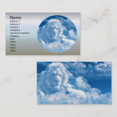 雲の中のライオンとラム 名刺 (正面/裏面)