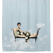 雲の中のレイチェア シャワーカーテン (正面)