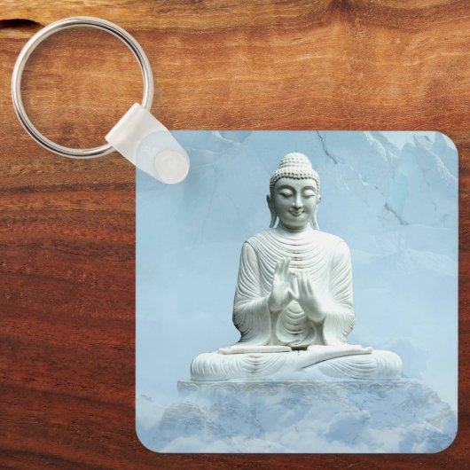 雲の中の仏 キーホルダー (正面)