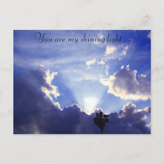 雲の中の光_ ポストカード (正面)