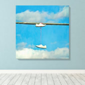 雲の中の散歩 キャンバスプリント (インサイチュ (ウッドフロア))