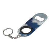 雲の中の曲線 キーホルダー栓抜き (正面アングル)